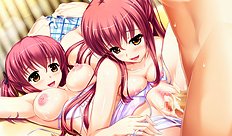 Incredible big tits, blowjob, lesbian, toys hentai collection